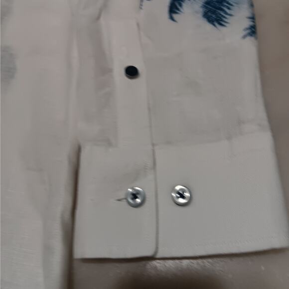 Tommy Bahamas Men's Large Long Sleeve Button Down Shirt Top - Picture 4 of 9
